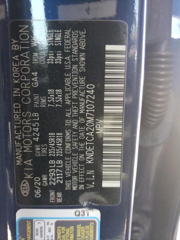 KNDETCA20M7107240 KIA Seltos Sx