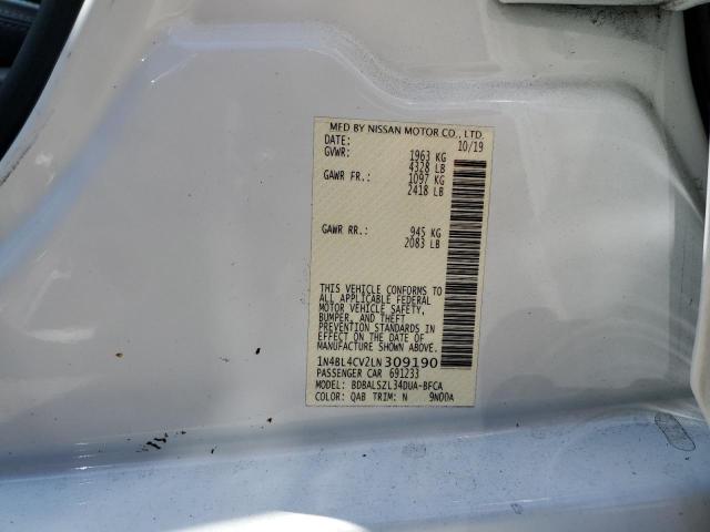 1N4BL4CV2LN309190 Nissan ALTIMA SR