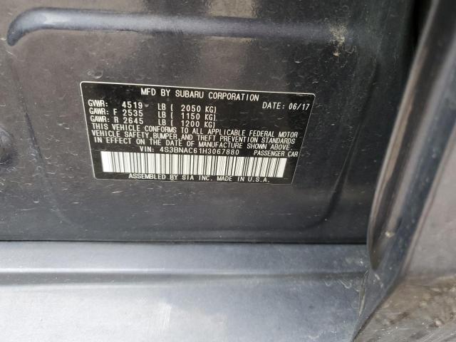 4S3BNAC61H3067880 Subaru Legacy 2.5i Premium