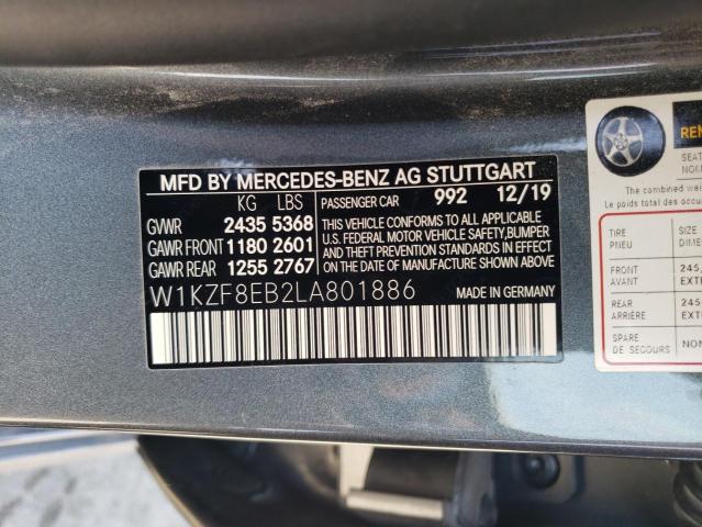 W1KZF8EB2LA801886 Mercedes-Benz E 350 4matic