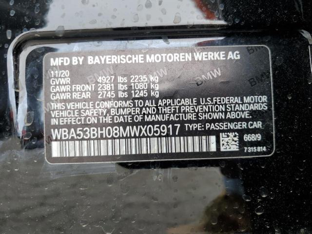 WBA53BH08MWX05917 BMW 530 I
