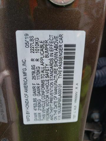 2020 ACURA TLX ADVANC 19UUB3F8XLA000131