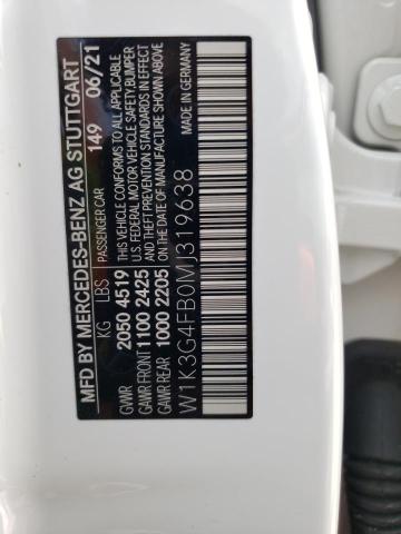 W1K3G4FB0MJ319638 Mercedes-Benz A 220 4matic