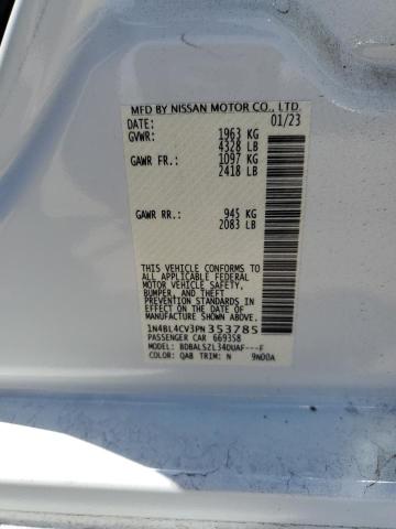 1N4BL4CV3PN353785 Nissan ALTIMA SR