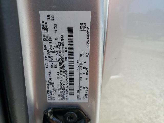 1FTEW1CF3GFA08580 Ford F150 Supercrew