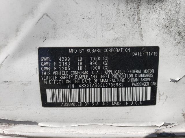 4S3GTAB63L3706962 Subaru Impreza
