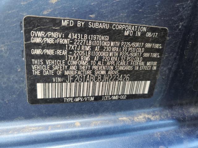 JF2GTABC8JH223426 Subaru Crosstrek Premium