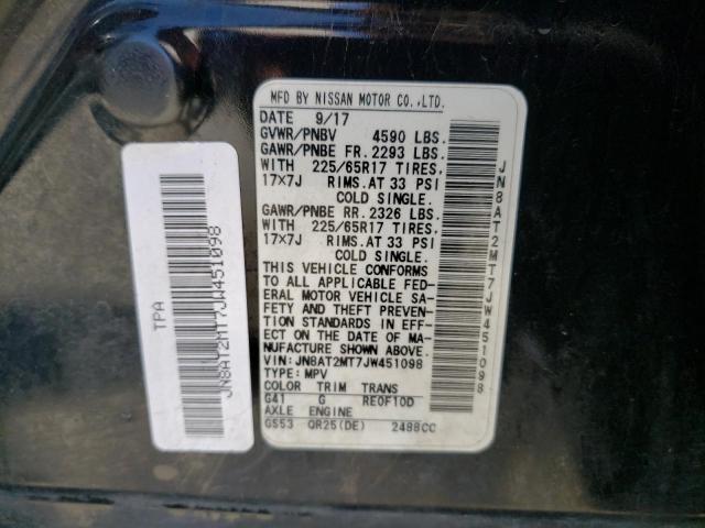 JN8AT2MT7JW451098 Nissan ROGUE S