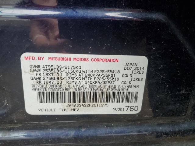 JA4AD3A32FZ011275 Mitsubishi Outlander Se