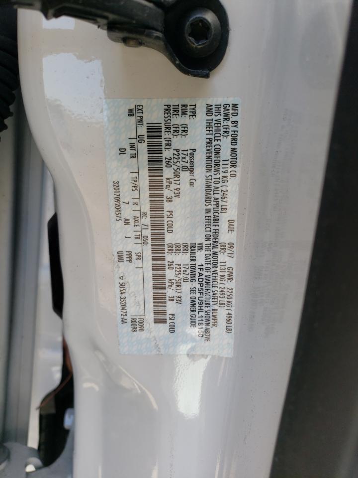 1FADP5FU9HL118150 FORD CMAX 2017
