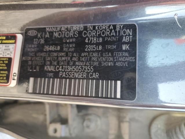 2017 KIA CADENZA PR - KNALC4J13H5057355