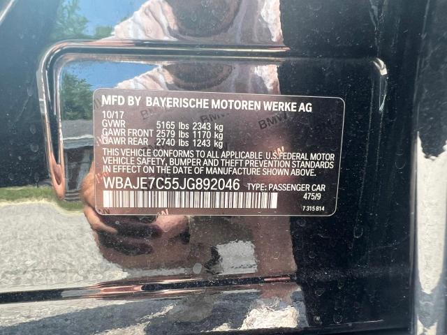 2018 BMW 540 XI - WBAJE7C55JG892046