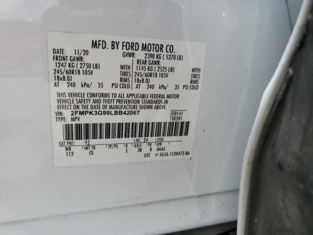 2FMPK3G99LBB42067 Ford EDGE SE