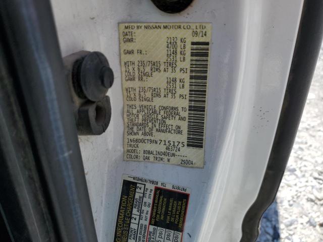 1N6BD0CT9FN715175 Nissan FRONTIER S