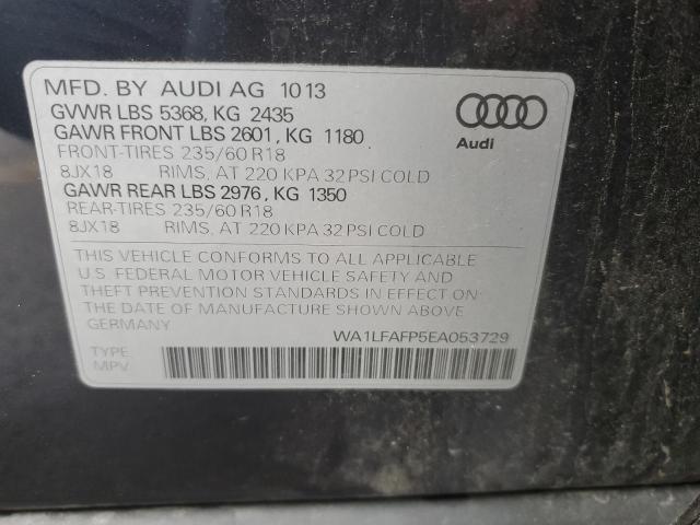 VIN WA1LFAFP5EA053729 2014 Audi Q5, Premium Plus no.14