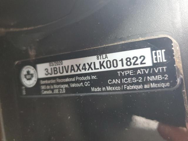 2020 CAN-AM DEFENDER M - 3JBUUAX4XLK001822