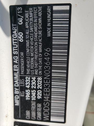 WDDSJ4EB3EN036496 Mercedes-Benz CLA 250