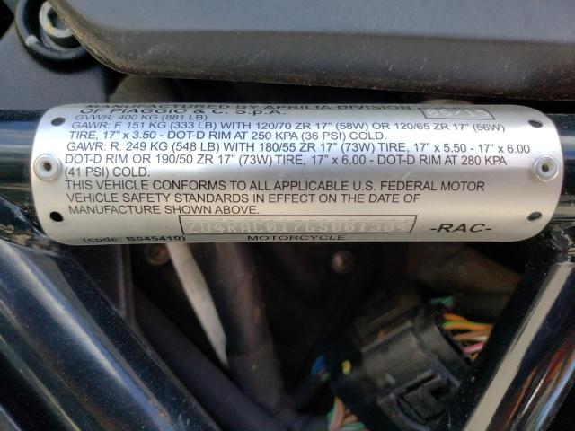 2016 APRILIA SHIVER - ZD4RAC017GS001504