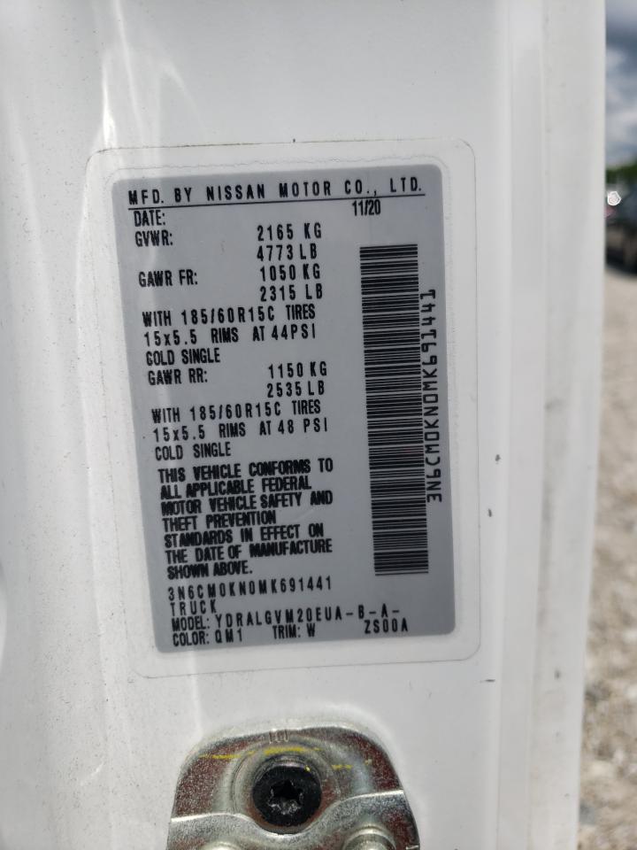 3N6CM0KN0MK691441 NISSAN NV 2021