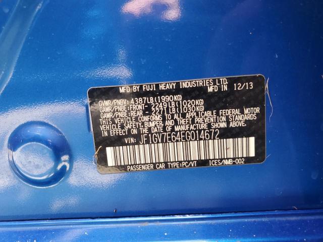 JF1GV7E64EG014672 Subaru Impreza Wrx