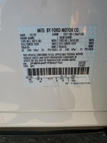 2FMPK4AP1PBA07703 Ford EDGE ST