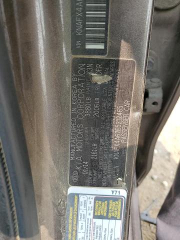 KNAFX4A67E5212465 KIA FORTE LX