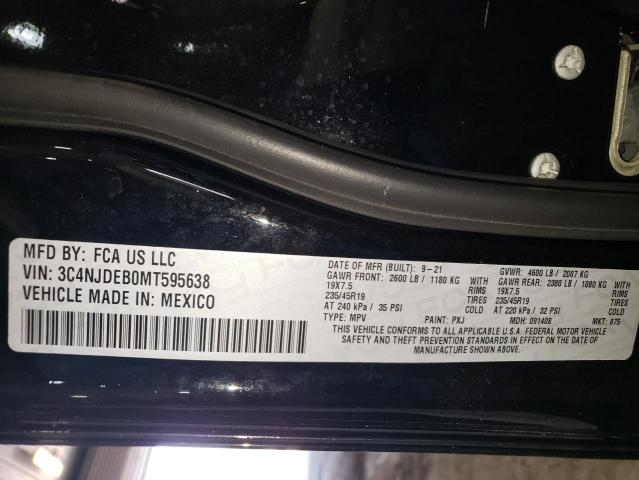 2021 JEEP COMPASS 80 3C4NJDEB0MT595638