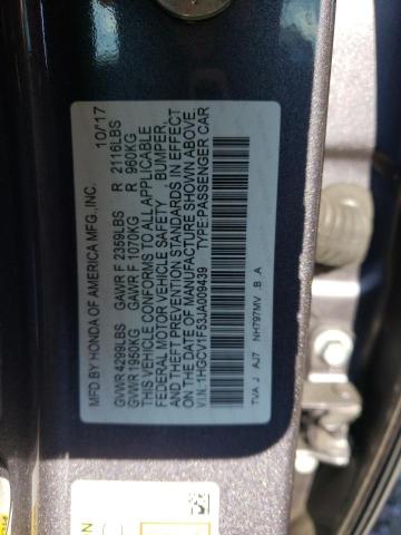 1HGCV1F53JA009439 Honda ACCORD EXL