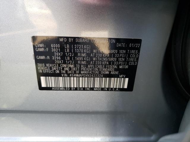 4S4WMAPDXN3422324 Subaru Ascent Limited