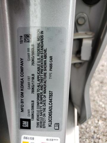 2020 CHEVROLET SPARK 1LT - KL8CD6SA0LC447837