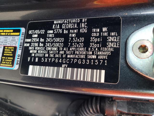 5XYP64GC7PG331571 KIA Telluride S