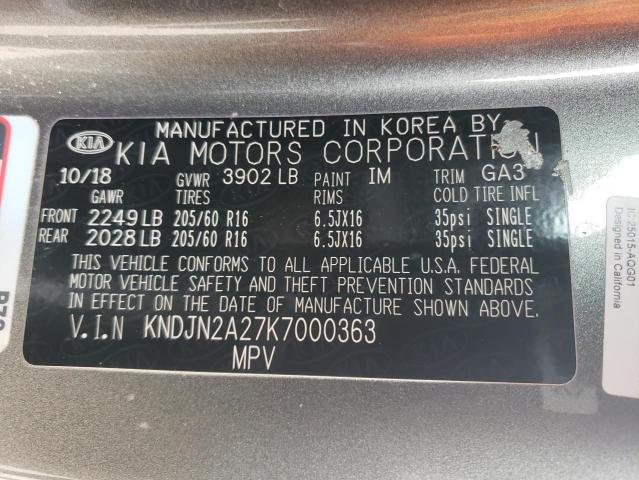 KNDJN2A27K7000363 KIA Soul