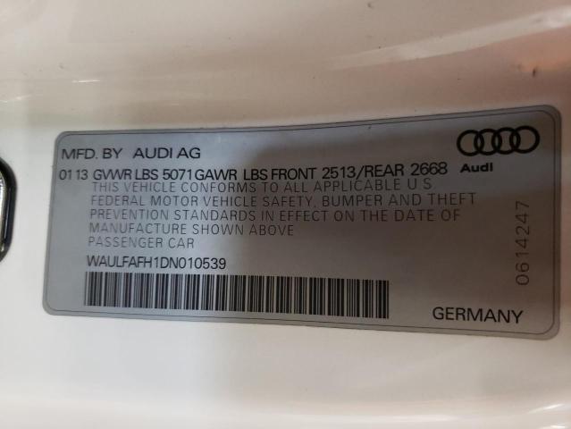 WAULFAFH1DN010539 2013 AUDI A5, photo no. 12