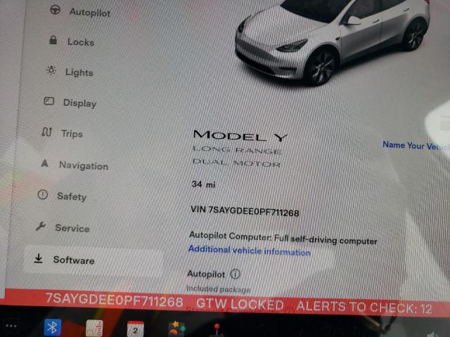 7SAYGDEE0PF711268 Tesla Model Y