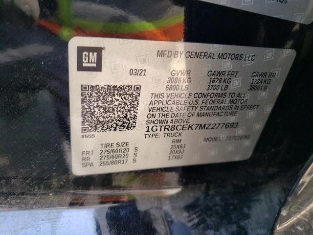 1GTR8CEK7MZ277693 GMC Sierra C1500 Elevation