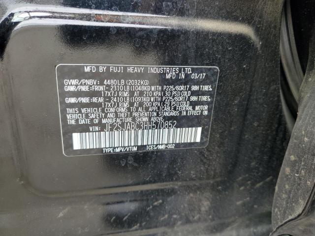 JF2SJABC3HH570852 Subaru Forester 2.5i