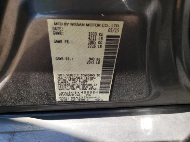 1N4AL3AP1FC453534 Nissan ALTIMA 2.5