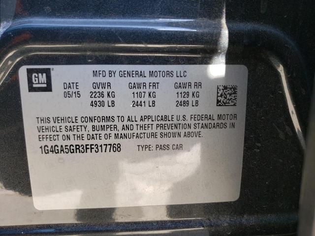 1G4GA5GR3FF317768 Buick Lacrosse