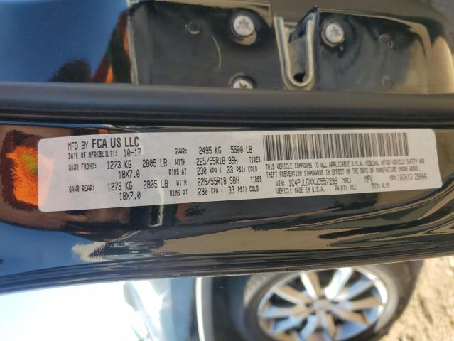 1C4PJLDXXJD557299 Jeep Cherokee Limited