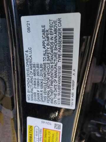 2021 ACURA TLX TECHNO - 19UUB5F4XMA016193