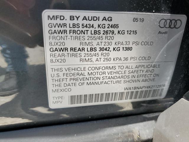 WA1BNAFY4K2112976 2019 AUDI Q5 - Image 13