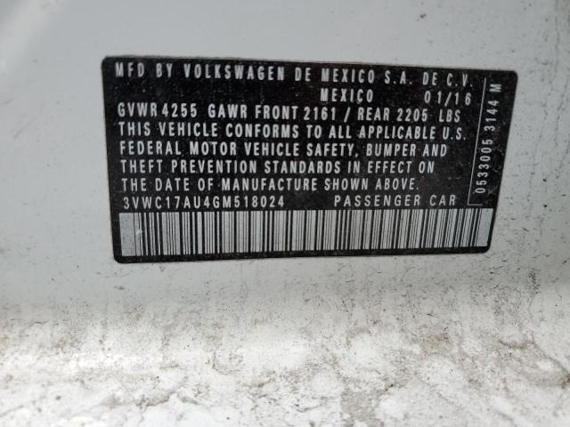 2016 VOLKSWAGEN GOLF SPORT - 3VWC17AU4GM518024