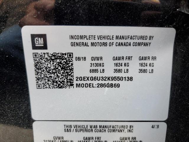 2019 CADILLAC XTS LIMOUS - 2GEXG6U32K9550138