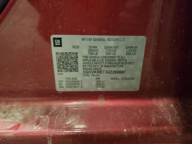 2018 CHEVROLET SILV1500 4 1GCVKREC3JZ269887