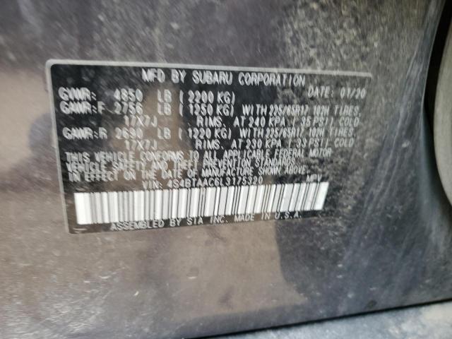 4S4BTAAC6L3175320 Subaru Outback