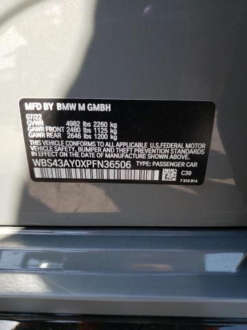 WBS43AY0XPFN36506 BMW M3 Competition