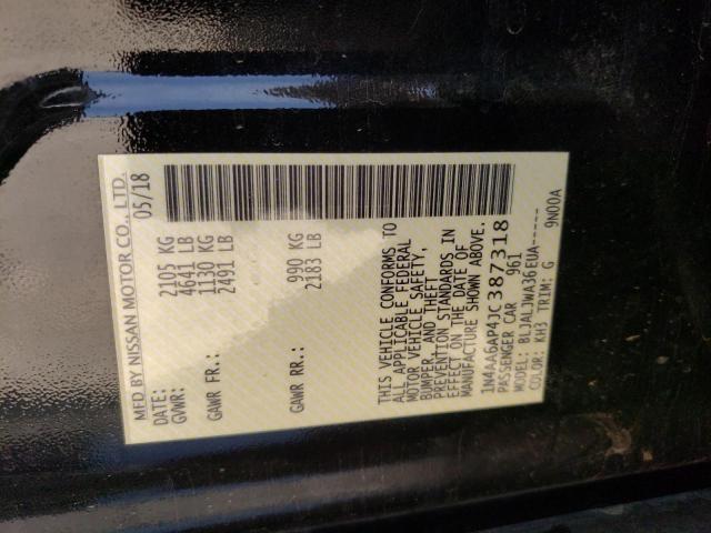 1N4AA6AP4JC387318 Nissan Maxima 3.5s