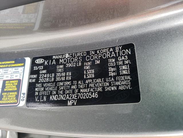 KNDJN2A2XE7020546 KIA Soul