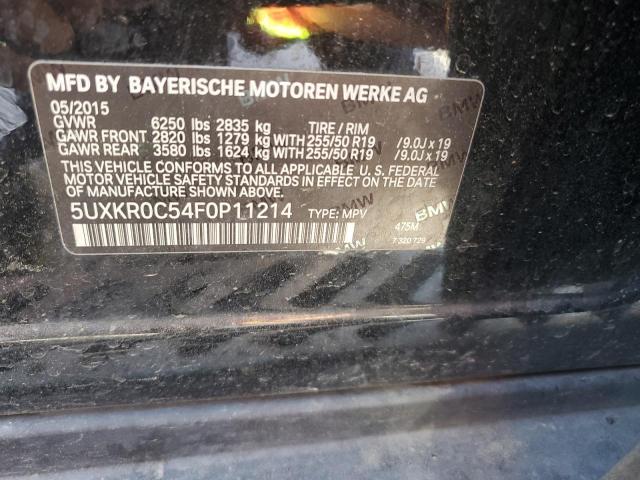 5UXKR0C54F0P11214 BMW X5 Xdrive35i