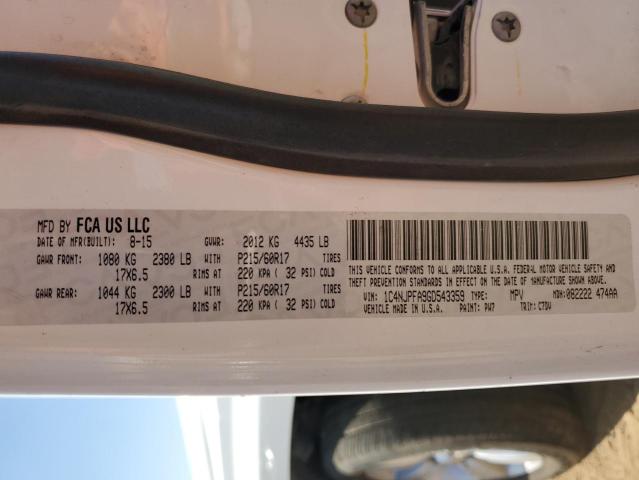 1C4NJPFA9GD543359 Jeep Patriot Latitude